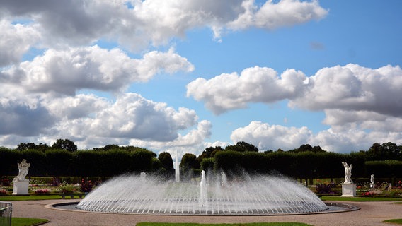 Traumhaftes Gartenwetter in den Herrenhäuser Gärten in Hannover. © NDR Foto: Frank Radel