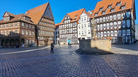 Der Marktplatz in Hildesheim © NDR Foto: Anette Fuchs