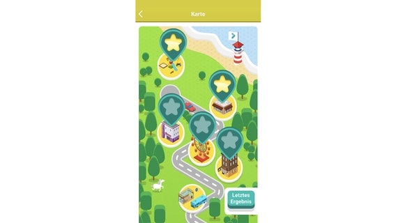 Die App "KonterBUNT" ist auf einem Handybildschirm zu sehen. © waza! UG 