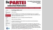 Parteien bei der Landtagswahl: Die "Sonstigen" | NDR.de ...