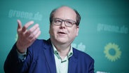 Christian Meyer (Bündnis 90/Die Grünen), Spitzenkandidat der niedersächsischen Grünen, gibt eine Pressekonferenz zum Ausgang der Landtagswahl in Niedersachsen. © picture alliance/dpa | Kay Nietfeld Foto: Kay Nietfeld