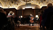 Ein Konzert des Vereins Kulturwunsch Wolfenbüttel in der Seeliger Villa in Wolfenbüttel. © NDR 