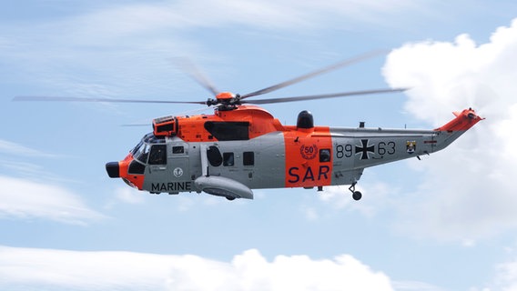 Ein Hubschrauber das Typs "Sea King" bei einer Übung. © Presse- und Informationszentrum Marine 