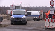 Eine Baustelle in Osnabrück, nachdem das Gebiet spontan wegen einer Kampfmittelbeseitigung evakuiert wurde. © Nord-West-Media TV 