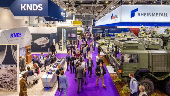 Die Rüstungsmesse DSEI in London © DSEI 