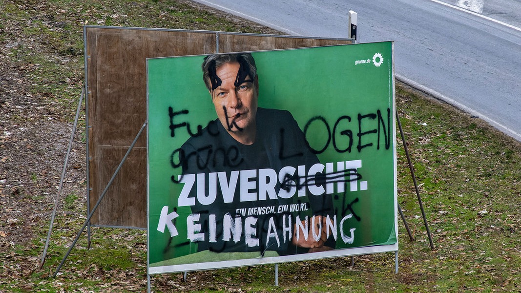 Bundestagswahl: Mehr als 1.000 Wahlplakate in MV beschädigt