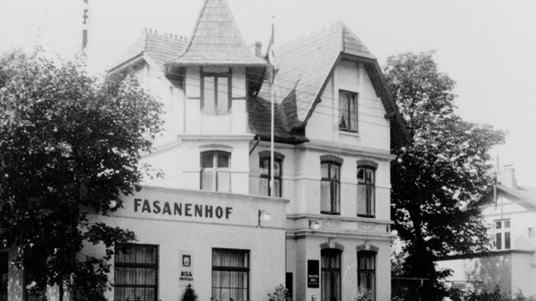 Der Fasanenhof in Ahrensburg um 1943. © Stadtarchiv Ahrensburg
