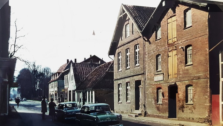 Die Große Straße in Ahrensburg in den 1960er Jahren. © Stadtarchiv Ahrensburg