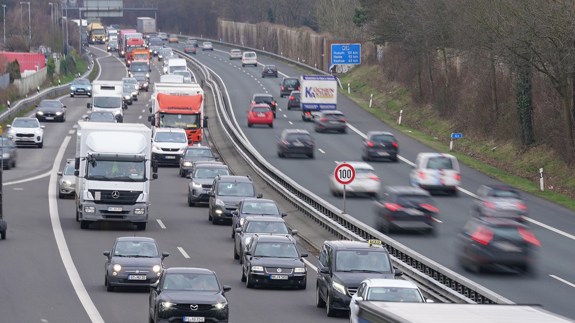 A23: Vom Flaschenhals zum Nadelöhr wegen Bauarbeiten