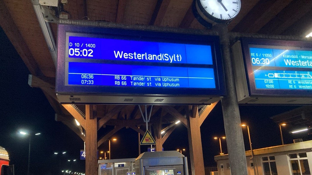 Sylt: Offenbar erstmal kein zweites Gleis für die Marschbahn