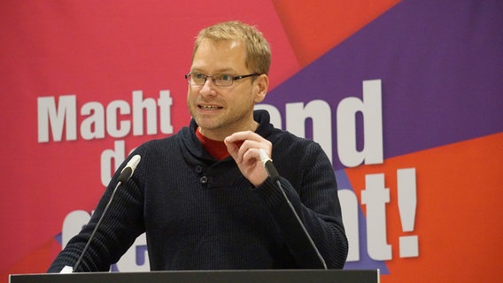 Ein Portrait von dem Politiker Lorenz Gösta Beutin von den Linken. © Lorenz Gösta Beutin / DIE LINKE Foto: DIE LINKE