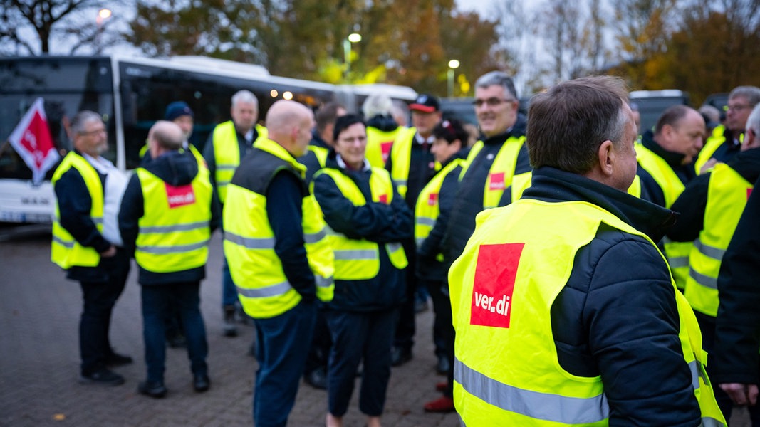 Landesweite Busstreiks in SH werden heute  fortgesetzt