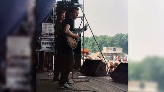 Die Kieler Band FEX bei einem Auftritt in den 80er Jahren. © Hans-Reimer Sievers 