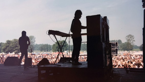 Die Kieler Band FEX bei einem Auftritt in den 80er Jahren. © Hans-Reimer Sievers 