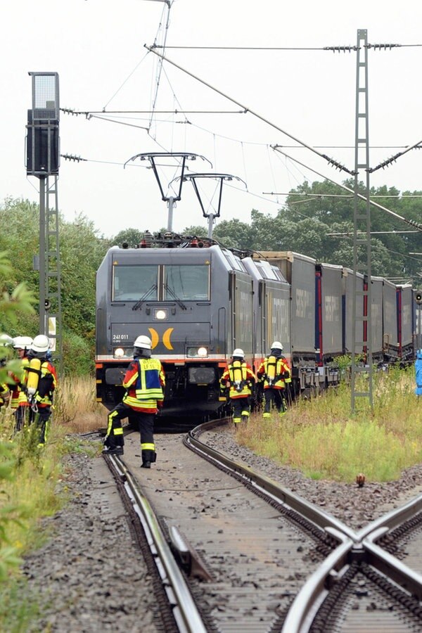 Gefahrguteinsatz Handewitt Bahnstrecke wieder frei NDR