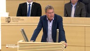 Lars Harms, SSW, spricht im Landtag. © NDR 