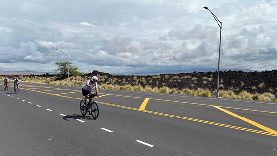 Teilnehmer des Ironman Wettkampfes Berhard Bambas auf Hawaii. © Berhard Bambas 