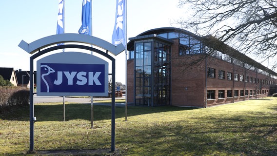 Die Deutschlandzentrale des Unternehmens Jysk in Handewitt-Weding. © Jysk 