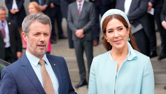 Das dänische Königspaar Frederik und Mary bei ihrem Besuch in Deutschland in Berlin. © picture alliance / Ritzau Scanpix Foto: Ida Marie Odgaard