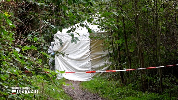 Die Spurensicherung untersucht einen Tatort in Witzeeze (Landkreis Herzogtum Lauenburg). © News5 