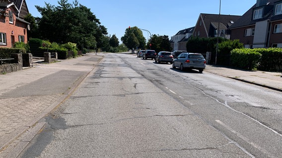 Eine Straße, die Moislinger STraße in Lübeck © Stadt Lübeck Foto: Stadt Lübeck