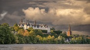 Das Plöner Schloss in der Abendsonne. © Andreas Thomsen Foto: Andreas Thomsen