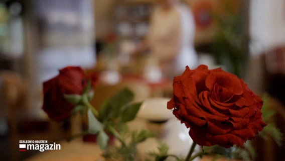 Eine Rose steht in einer Vase © NDR Foto: NDR Screenshot