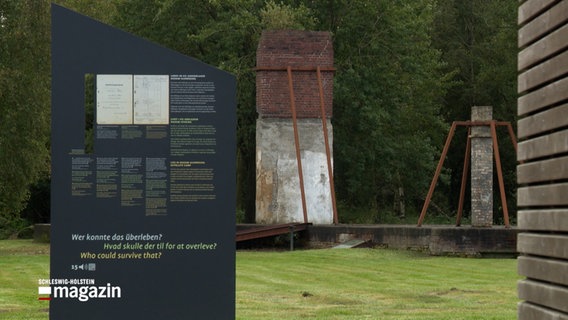 Eine Aufnahme der KZ-Gedenkstätte in Husum © NDR Foto: NDR Screenshot