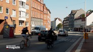 Eine Aufnahme der Hamburger Straße in Kiel © NDR Foto: NDR Screenshot