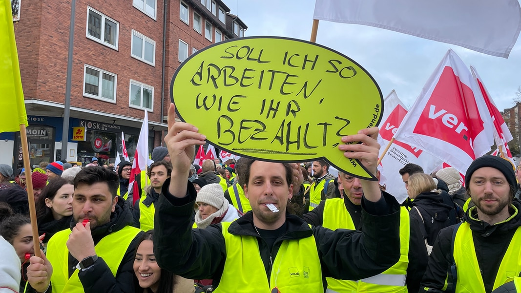 Warnstreiks Im öffentlichen Dienst Werden Im Norden Fortgesetzt | NDR ...