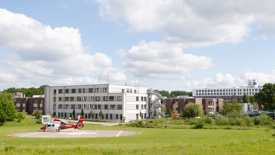 Der Hubschrauberlandeplatz des UKSH Lübeck. © UKSH Lübeck Foto: Nadine Simon