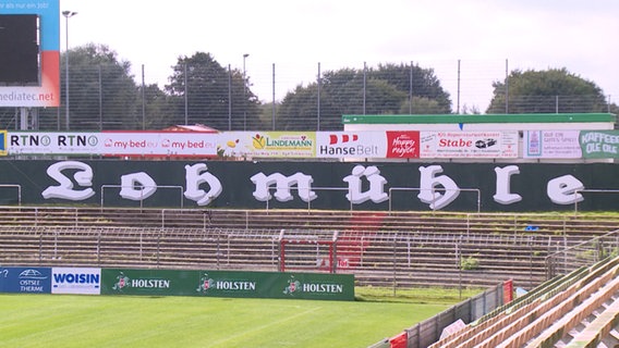 Der leere Sportplatz den VfB Lübeck © Screenshot 