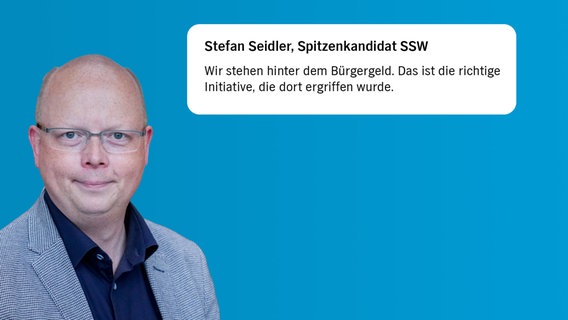 Stefan Seidler, Spitzenkandidat SSW. © NDR 