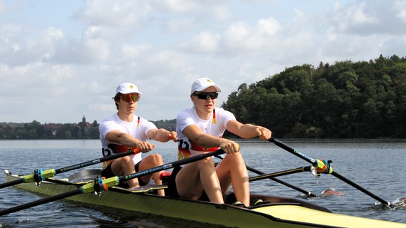 Kandidatin Hermine Krumbein für den Preis "Behindertensportler*in des Jahres 2025" in Aktion. © Behindertensportverband Niedersachsen Foto: Gaertner