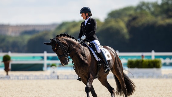 Kandidatin Isabell Nowak für den Preis "Behindertensportler*in des Jahres 2025" in Aktion. © Behindertensportverband Niedersachsen Foto: Mika Volkmann