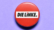 Logo der Partei Die Linke (Anstecker) © picture alliance / Bildagentur-online/Ohde 