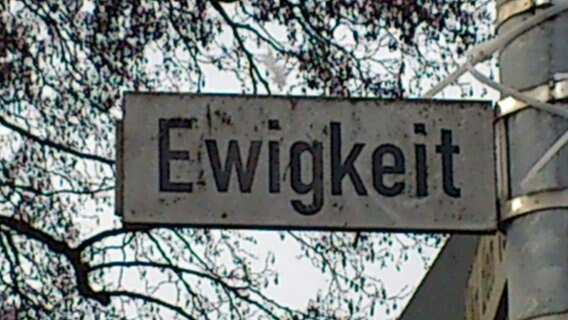 Straßenschild "Ewigkeit" © Privat Foto: Dagmar Winzer