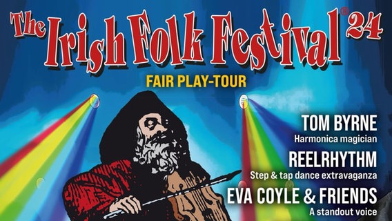 Ein Plakat des Irish Folk Festival © Irish Folk Festival 