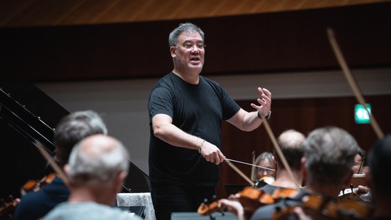 Das NDR Elbphilharmonie Orchester auf der Gastspielreise durch die Schweiz, Italien und Deutschland. © NDR Foto: Lena Mackel