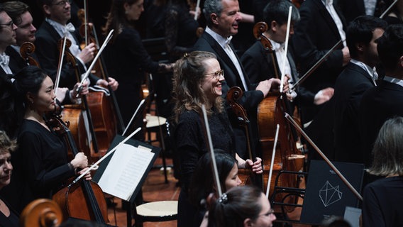 Das NDR Elbphilharmonie Orchester auf der Gastspielreise durch die Schweiz, Italien und Deutschland. © NDR Foto: Lena Mackel