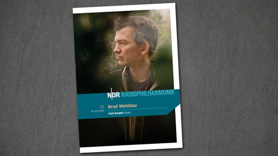 NDR Radiophilharmonie Programmheft zum Freistil-Konzert mit Brad Mehldau am 31. Januar 2020. © NDR RPH 