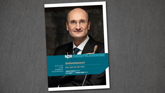Cover zum Programmheft "Das Lied von der Erde" - ein Sinfoniekonzert mit der NDR Radiophilharmonie und Eva Vogel  