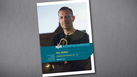 Programmheft-Cover zum Freistil-Konzert der NDR Radiophilharmonie mit Nils Wülker am 29. und 30.10.2020 in Hannover  