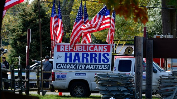 US-Vize Präsidentin Kamala Harris Kampagne in Pennsylvania © ddp/Bastiaan Slabbers Foto: Bastiaan Slabbers