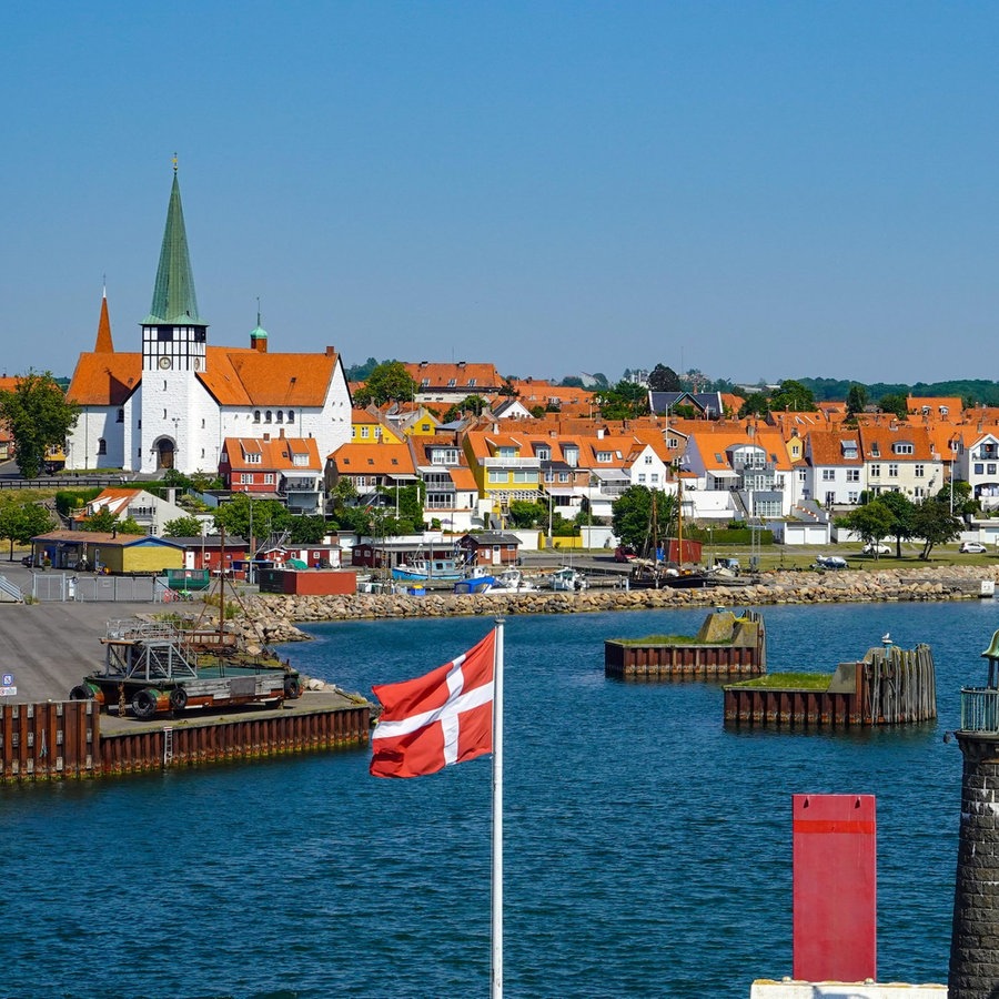 Der Hafen von Rönne auf der dänischen Insel Bornholm. © picture alliance/dpa Foto: Patrick Pleul