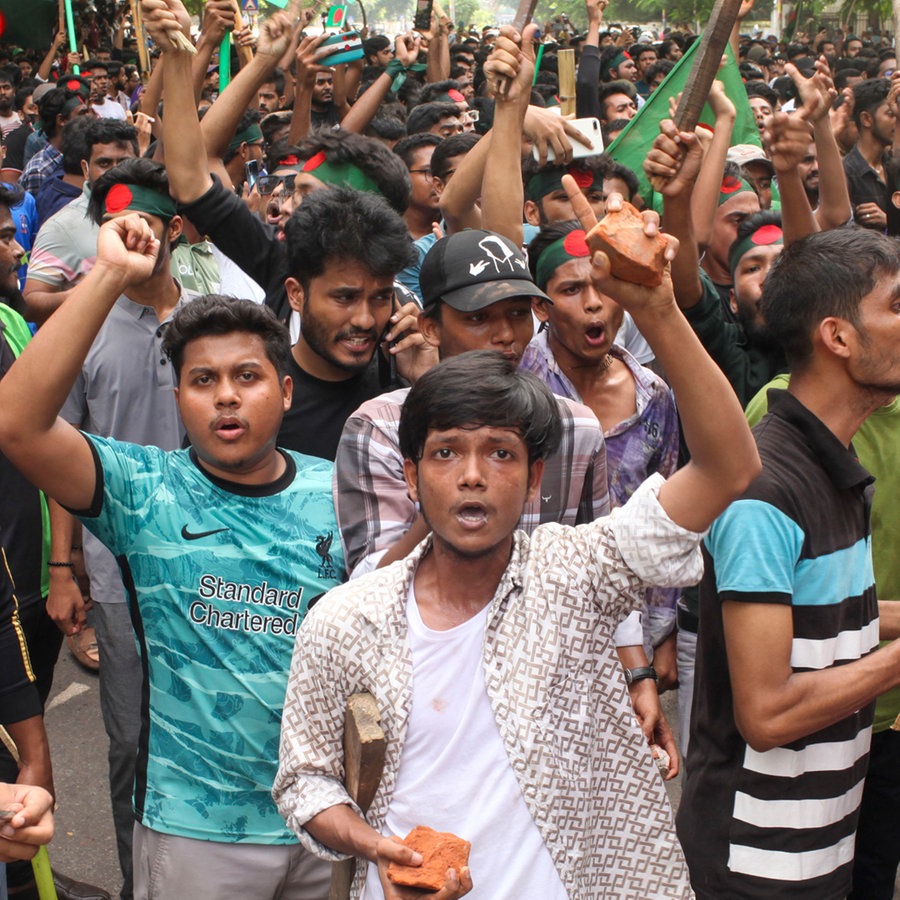 Studentenproteste in Bangladesch © picture alliance/dpa/ZUMA Press Wire | Abu Sufian Jewel Foto: Abu Sufian Jewel