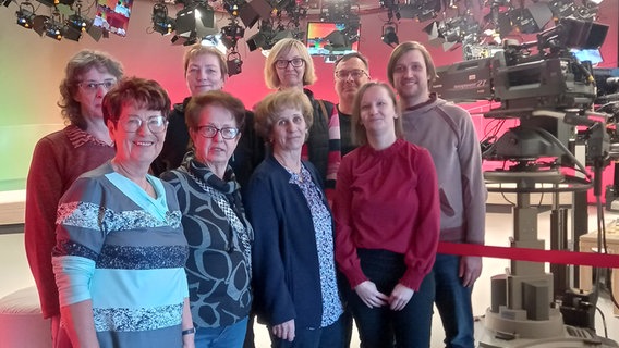 Ein Team der AOK Nordost aus Schwerin hat uns am 25. März besucht. © NDR Foto: Heike Mayer
