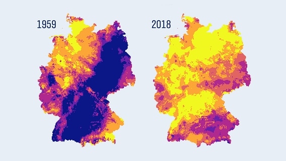 Diese Grafik zeigt Rekorddürren in Deutschland im November © ndr.de/ls 