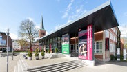 Eingangsbereich des Archäologischen Museums in Hamburg-Harburg. © Archäologisches Museum Hamburg 