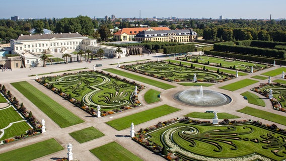 Großer Garten der Herrenhäuser Gärten in Hannover © Coptograph 
